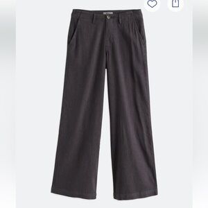Kut from the Kloth Meg Linen Wide Leg Trouser